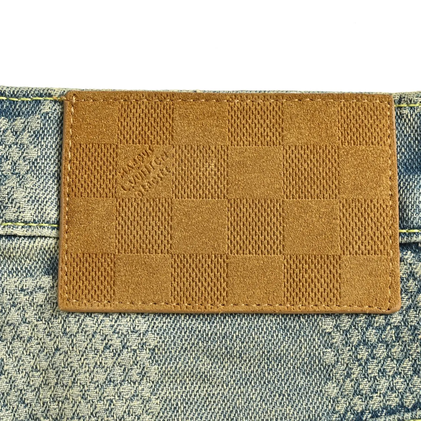 Louis Vuitton/Louis Vuitton checkerboard jeans